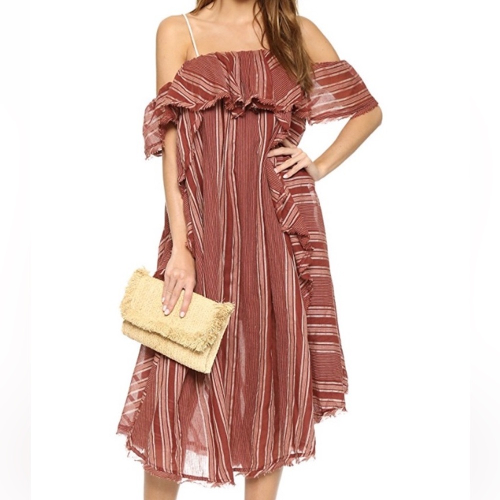 Free People Hooked on a Feeling Midi Dress